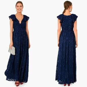 Tanya Taylor Leonie Gown Navy